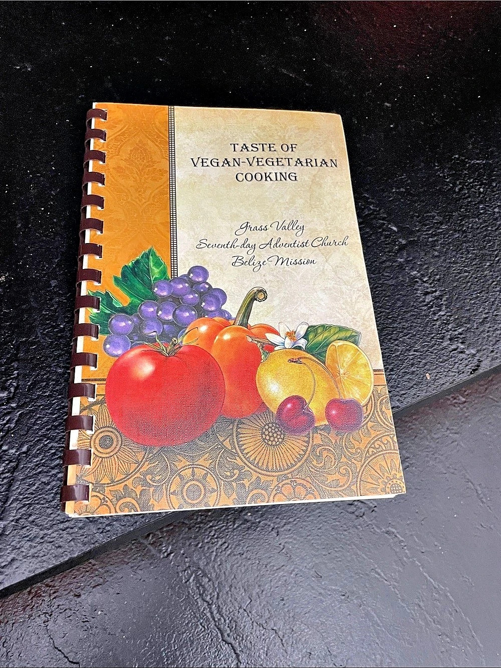 Cookbook Taste of Vegan-Vegetarian Cooking Spiral Cookbook Vegan Vegetarian
